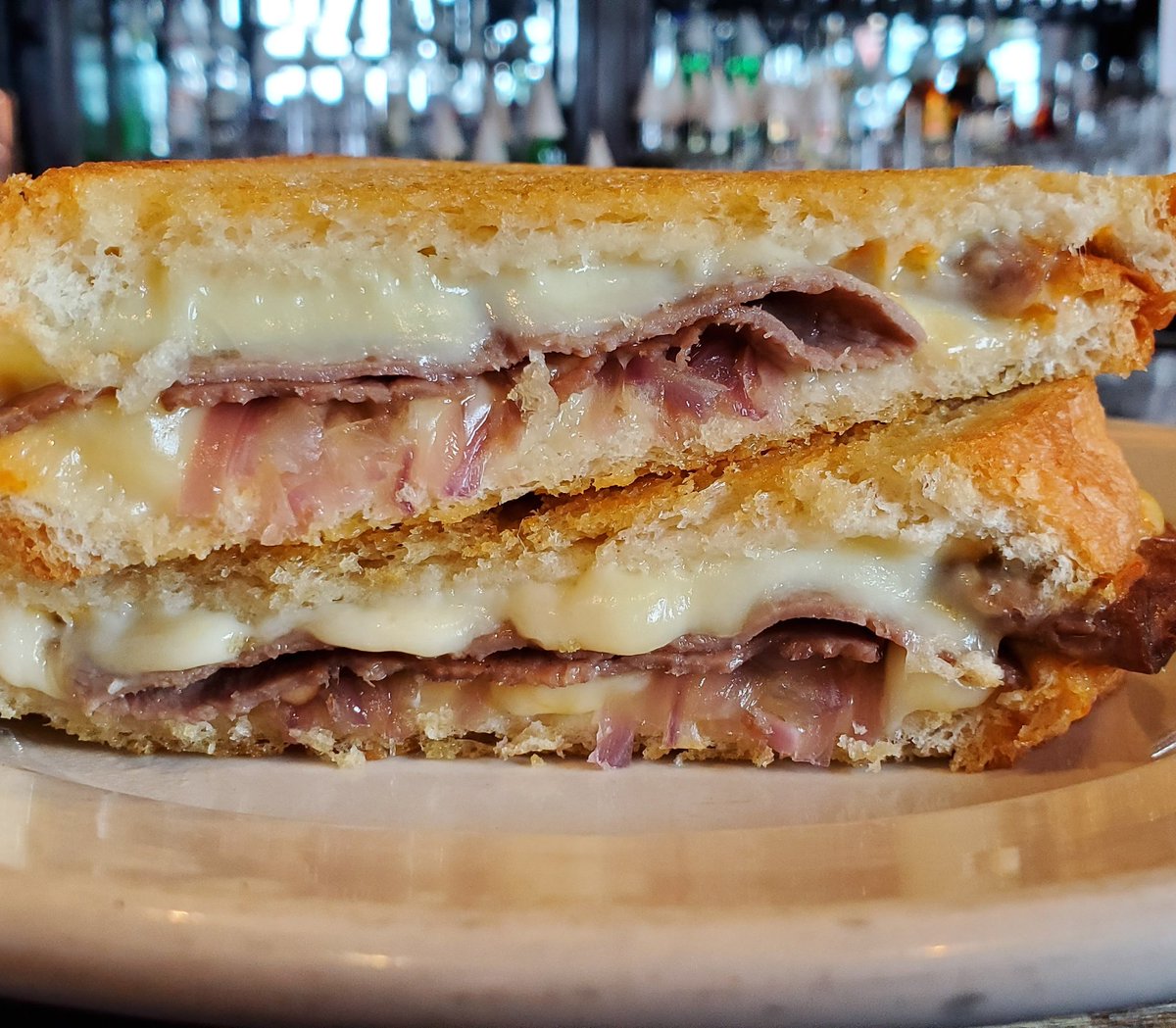 Ita Bingo Tuesday and we've got the best sandwich ready for you guys today! Our Roast Beef Melt is served w/ Carmalized Onions and Munster Cheese!!! Available all day!