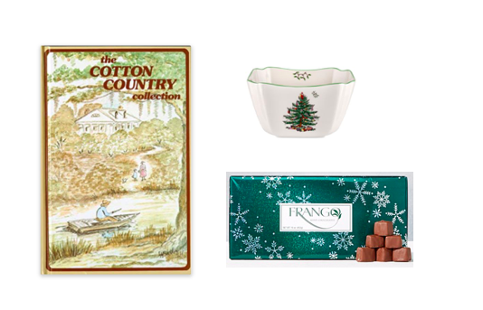 HamptonPaper's tweet photo. I was feeling a bit nostalgic and I came up with this great gift idea! I wanted to share it with you ASAP. Let me know what you think. https://t.co/s5fGxuzQyd #gifts #spode #macys #amazon #cookbooks #giftideas #frango #chocolatecandy #Christmas #giftsfforher #hostessgift https://t.co/EbllrJ7h3c