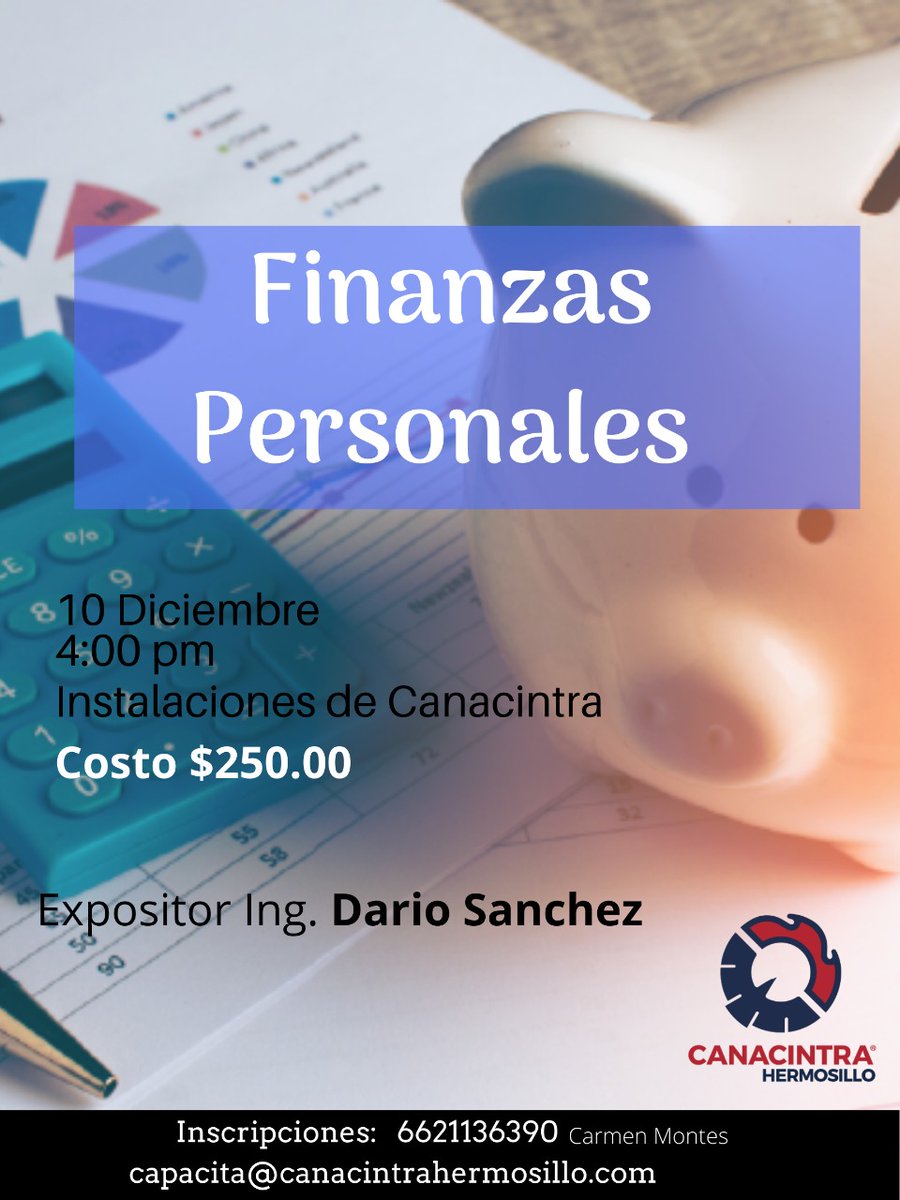 Hoy curso de finanzas personales, Te esperamos.
