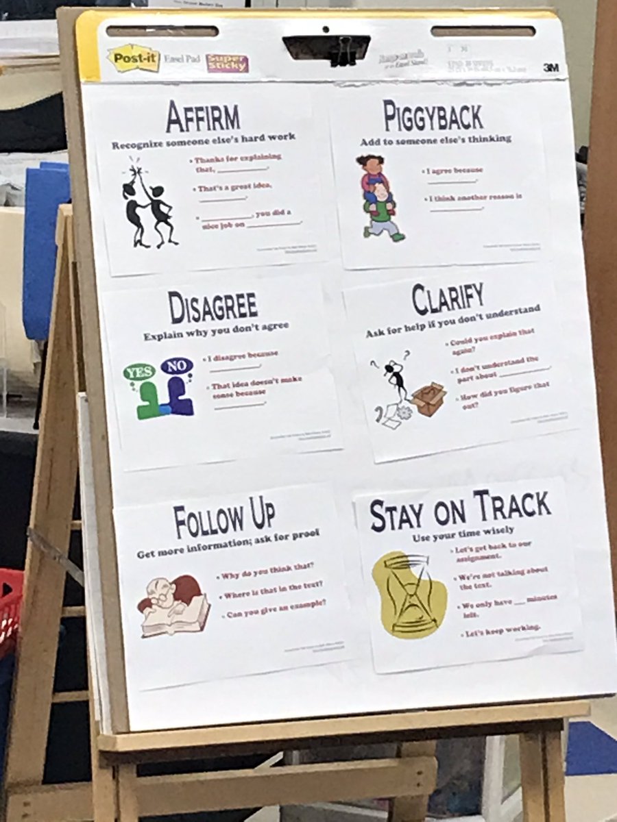 Accountable Talk is an important part of the Grade 1 PLC at Wyoming Elementary School.