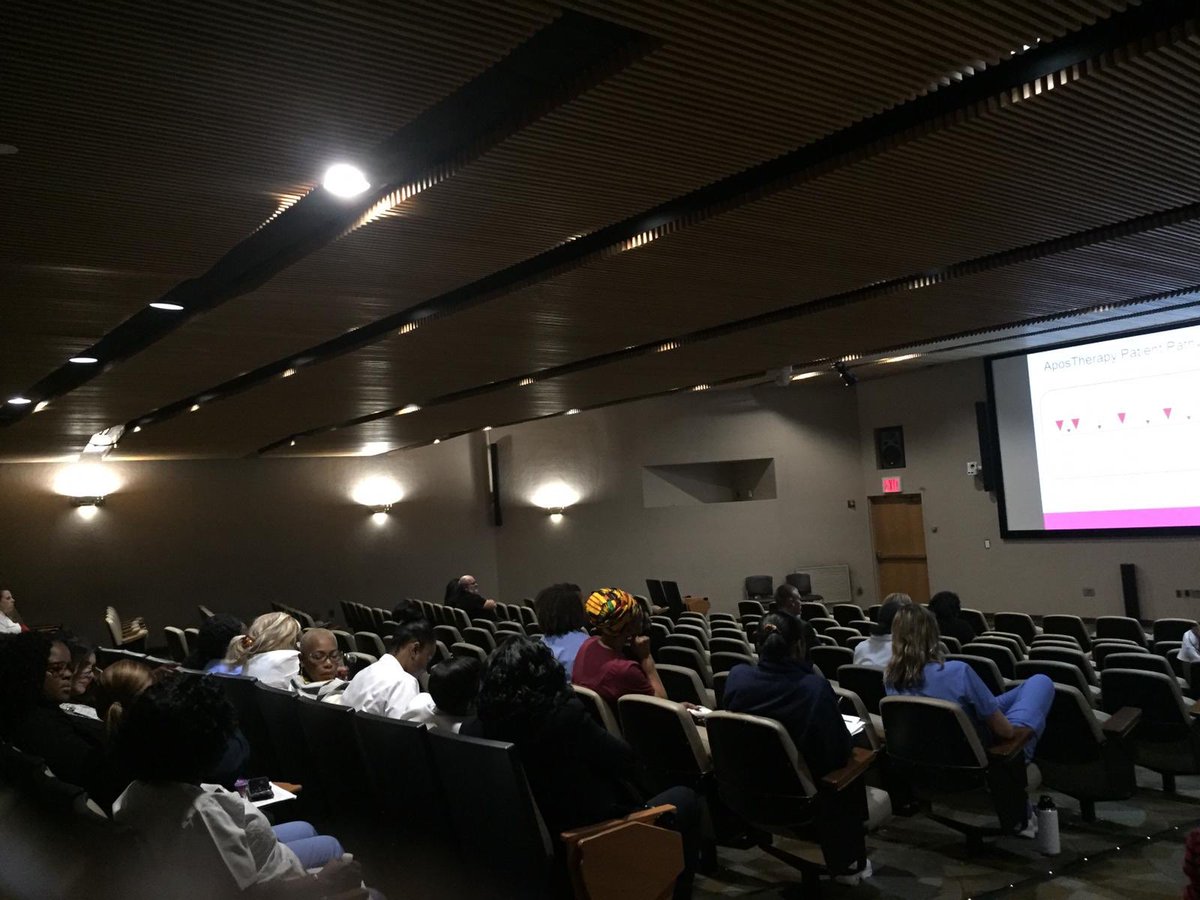 MontefiorePMR's tweet photo. What a wonderful experience at a #nursing town hall today ! A chance to engage with #amazing caregivers. All learning about #APOS therapy! New treatments to alleviate #knee, #hip, #back #pain https://t.co/CMUVGgIwbC