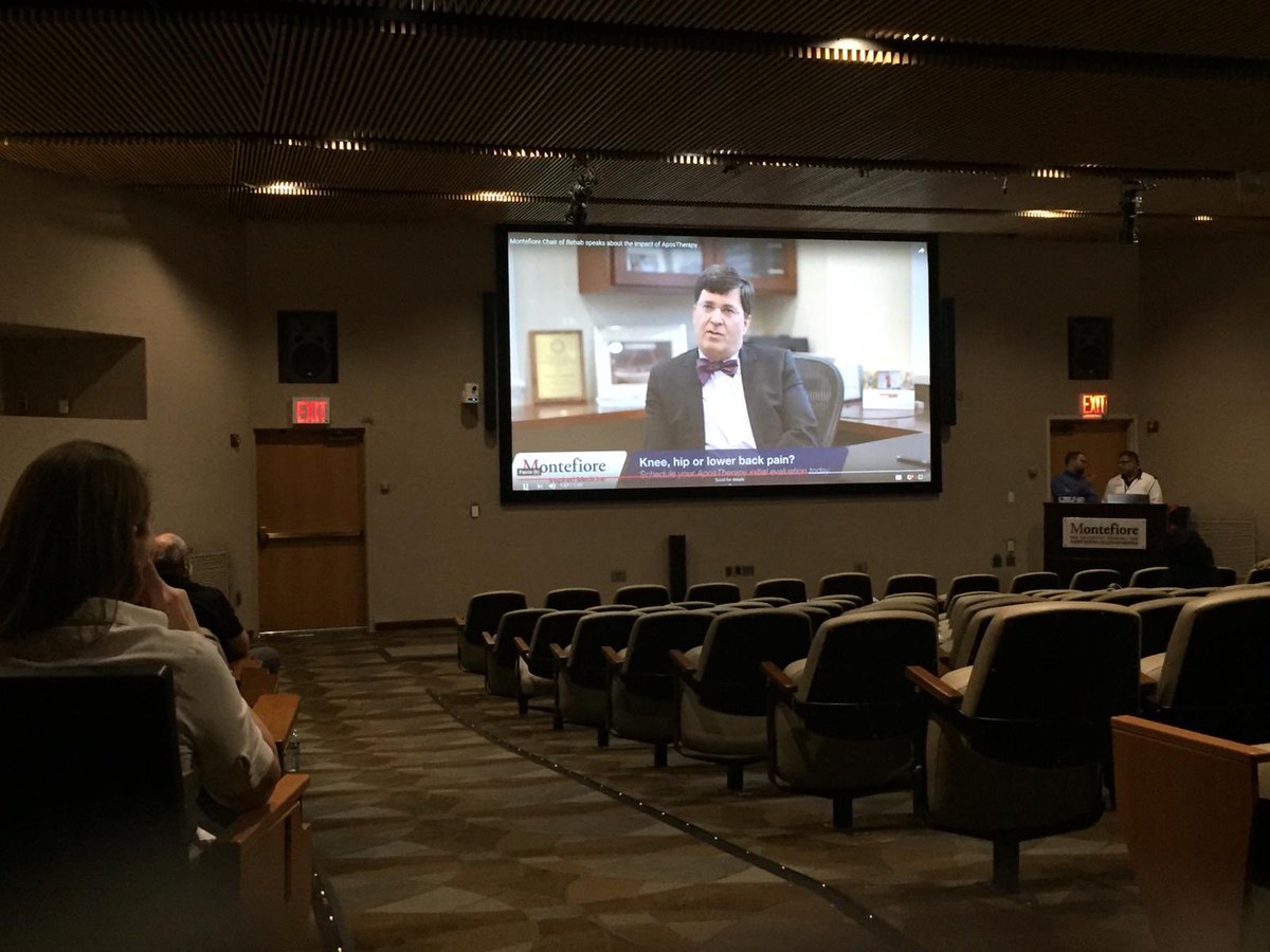 MontefiorePMR's tweet photo. What a wonderful experience at a #nursing town hall today ! A chance to engage with #amazing caregivers. All learning about #APOS therapy! New treatments to alleviate #knee, #hip, #back #pain https://t.co/CMUVGgIwbC