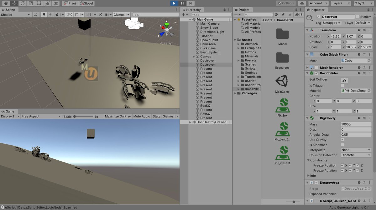 6fHawk's tweet image. Time for a little happy project!
#uscript #unity3d