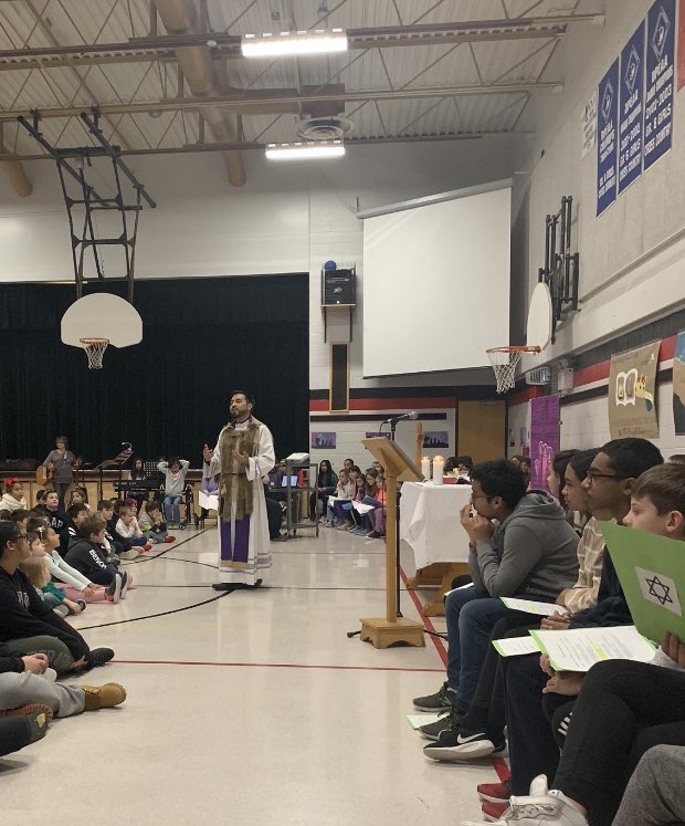 Thank you to Father Mauricio for celebrating Advent mass with us this morning #christinourhearts