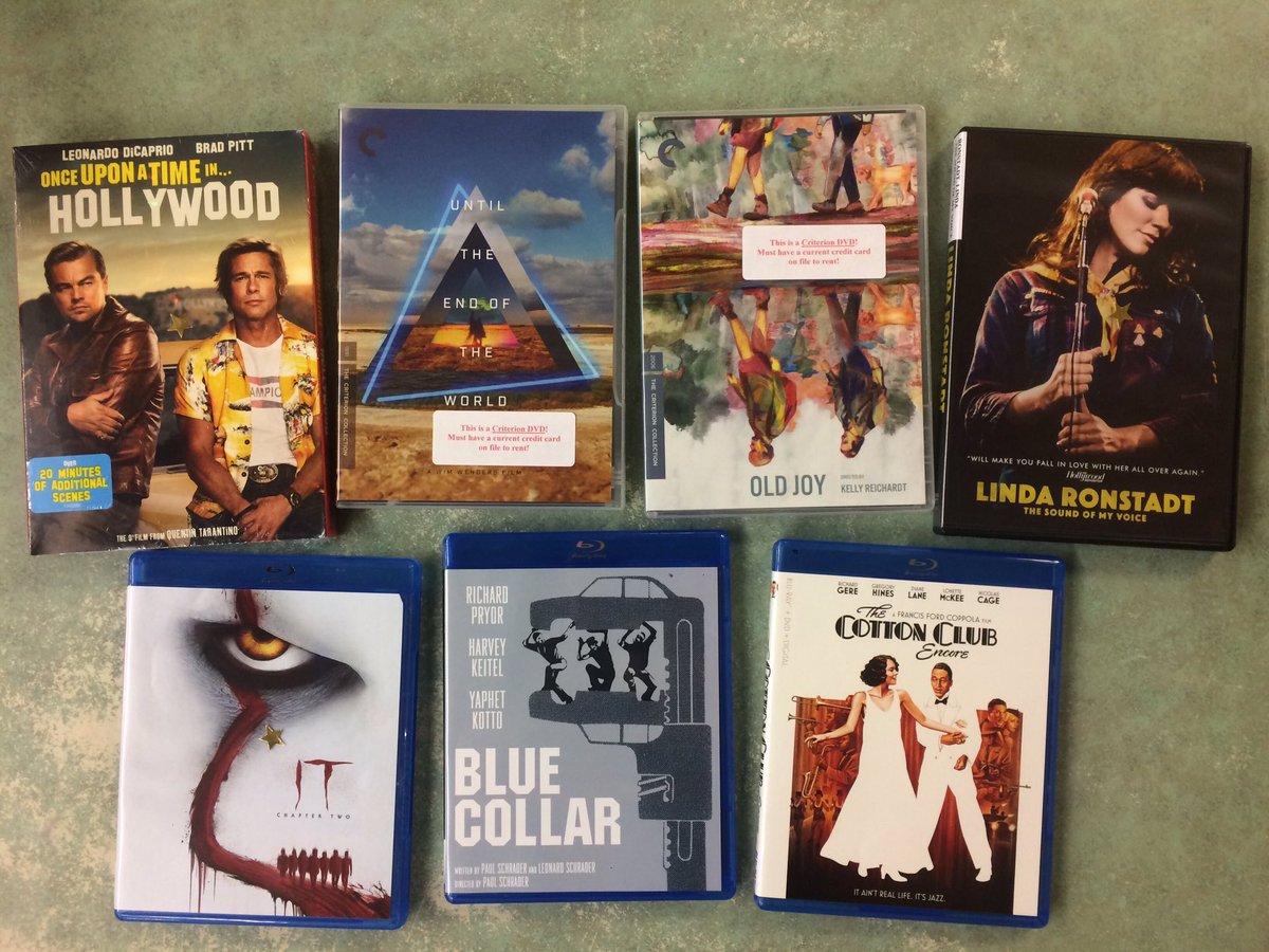 VulcanVideoATX's tweet photo. Our New Release selection has EVERYTHING 📀 New Blu-rays! New @Criterion selections! Plus @OnceInHollywood & @ITMovieOfficial 🎈and more! Rent 1 and get a 2nd catalog selection for free every Tuesday & Wednesday 🖖 #vulcanvideo #austintexas #videostore #newreleases https://t.co/CjX7YldYTJ