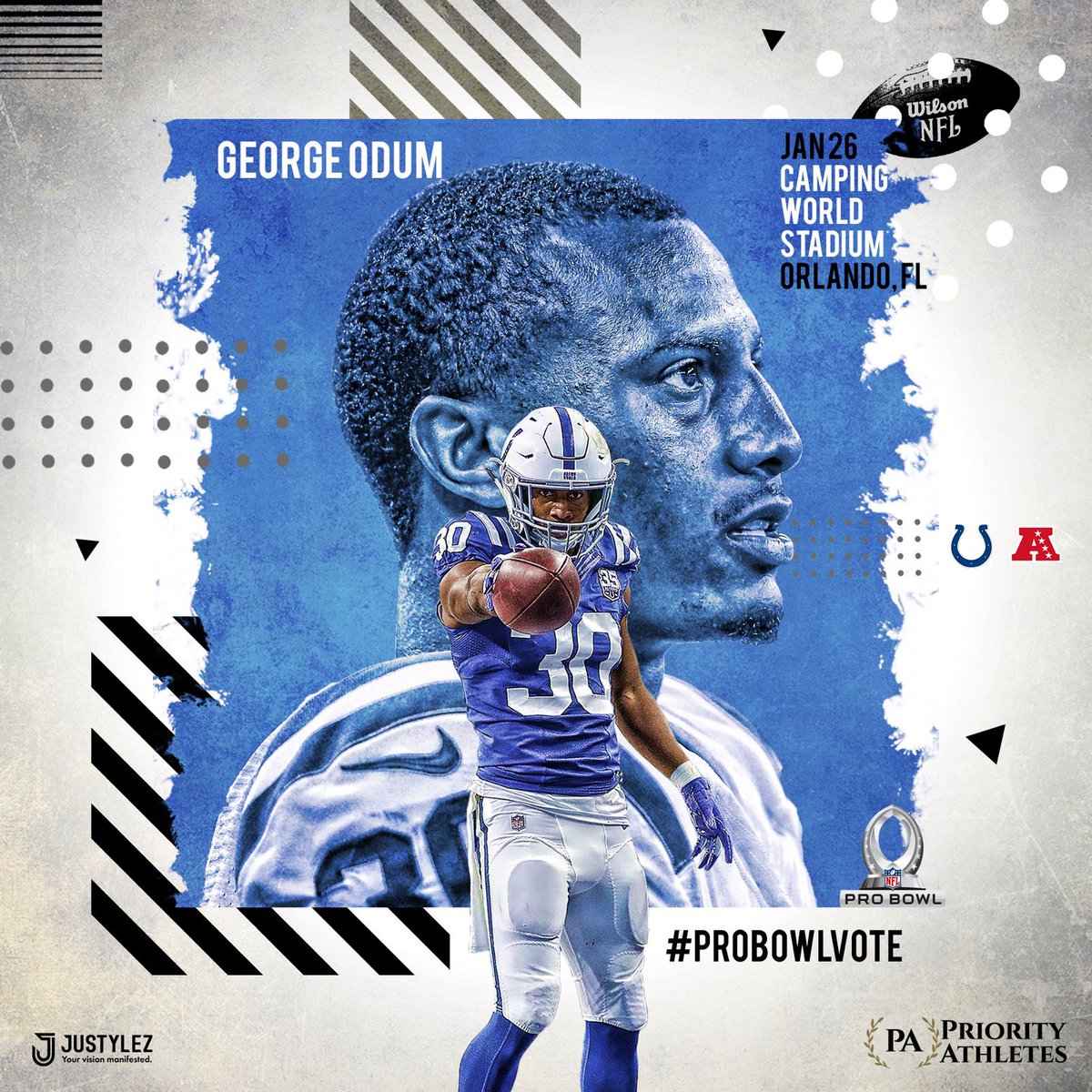 GeorgeOdum's tweet photo. “Last Week for #ProBowl Voting‼️‼️ Each RT on Twitter = 2 Votes‼️ I Thank GOD for the opportunity to be in this group, Thank You All In Advance‼️‼️ Go @Colts @coltscommunity !!” https://t.co/May4OxRoCz