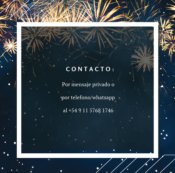 Venia terminar el año con nosotros.