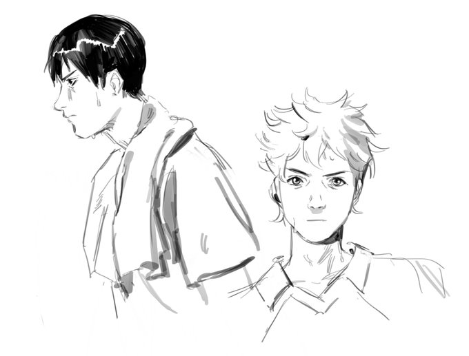 Serious boys 

#haikyuu 