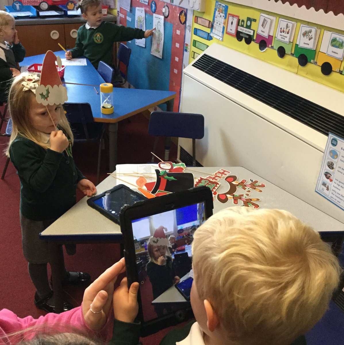 PenllergaerP's tweet photo. Pupils enjoyed opportunities to develop their D.C.F and ICT skills in Nursery with a Christmas props box and the camera app on an I-pad. It was great fun! π
π»π€©! @PenllergaerP #ppsnur #ppsict https://t.co/LVKaC1qDhT
