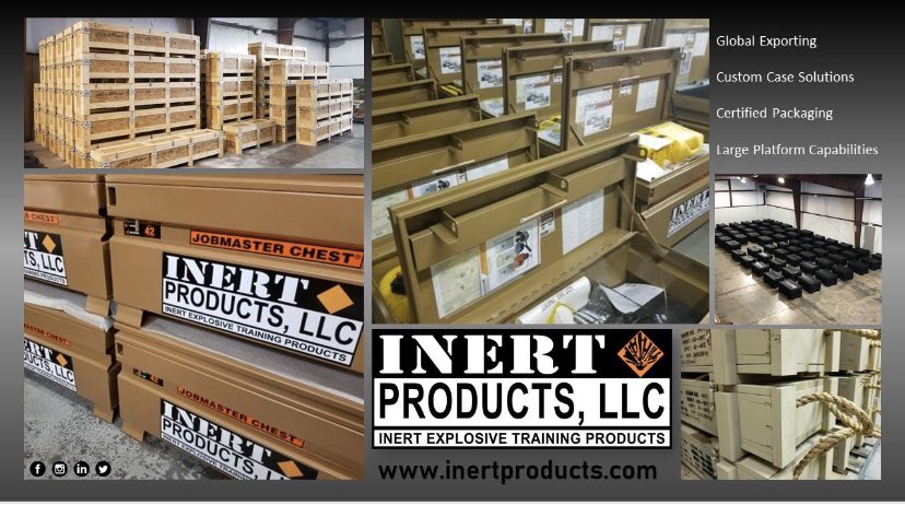 mac7training's tweet image. Large or small, domestic or foreign. Inert Products, LLC can assist with your training requirements. Custom packaging, global exporting and unmatched manufacturing capability is why Inert Products, LLC has been your trusted partner since 2007. Realistic Training Saves Lives