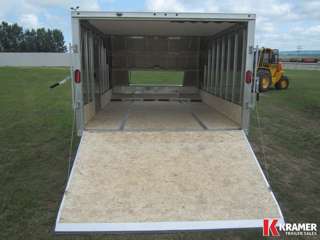2018, Sno Pro 101x12 hybrid enclosed sled trailers, comes with front access door, side door, fold down back ramp door, full length recessed D ring track and ski tie down bar .Wast $7950.00 Now $7200.00