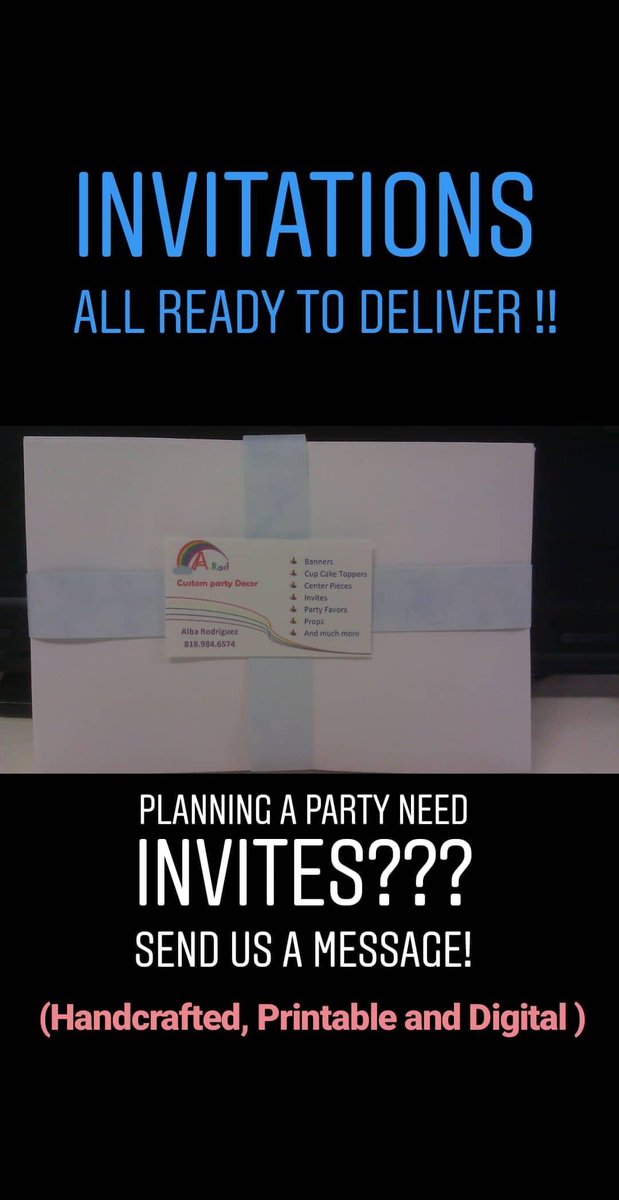 arodcustom's tweet image. Need invites? Message us! #invites #invitation #Invitación #invitations #invitaciones #arodcustomparty #arodcustom