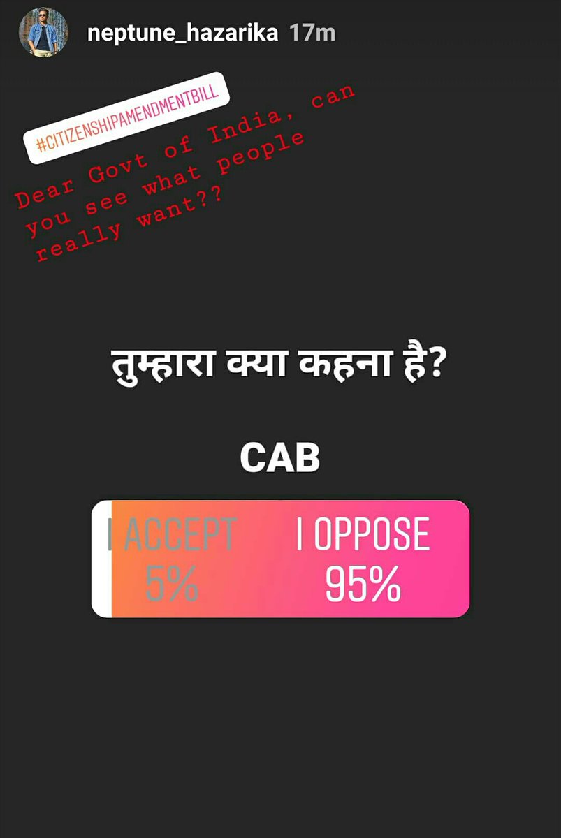 NeptuneHzrika's tweet photo. I am from Assam and I oppose Citizenship Amendment Bill. You can see what people really want..
#NoToCAB 
#CitizenshipAmendmentBill2019 https://t.co/6AP8pI1PK9