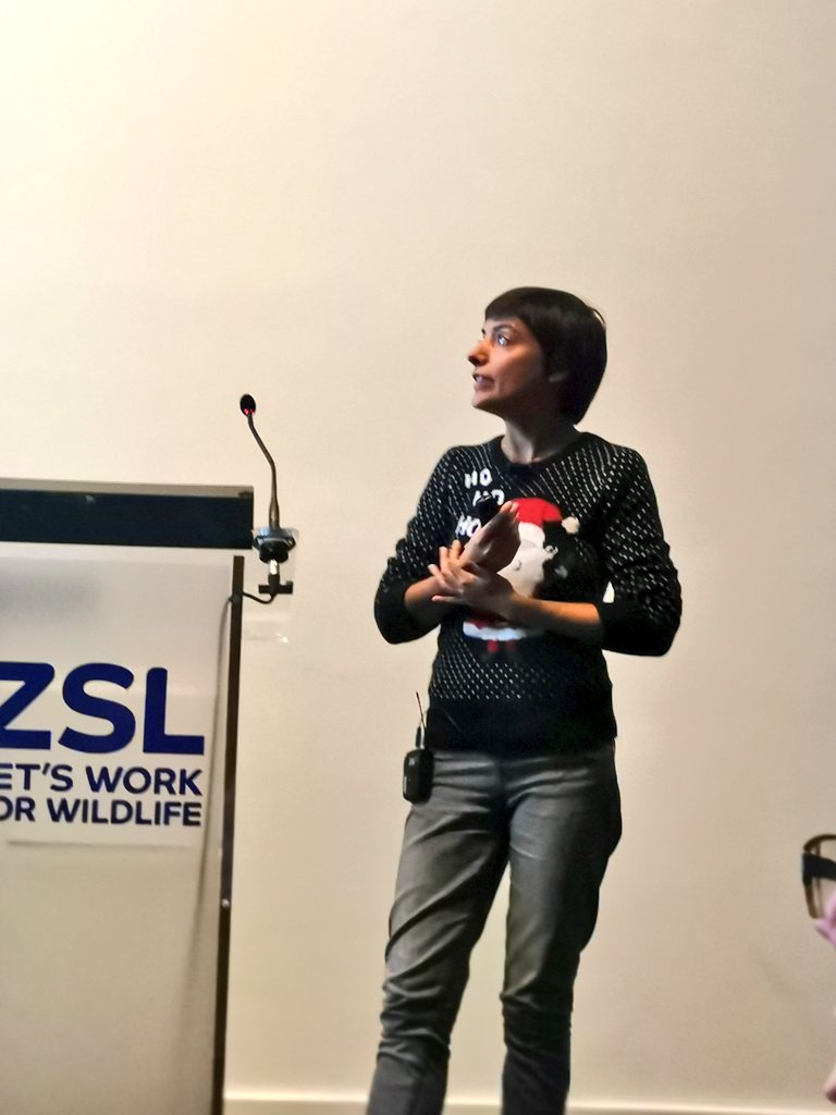 explorer_mel's tweet photo. Exellent talks this eve #zsltalks on the cutting edge #technology for tackling the illegal wildlife trade #iwt using #drones #RemoteSensing #algorithms and #socialscience. Do you think the solution is in technology or at the market end? https://t.co/ozrtwJ0yLD
