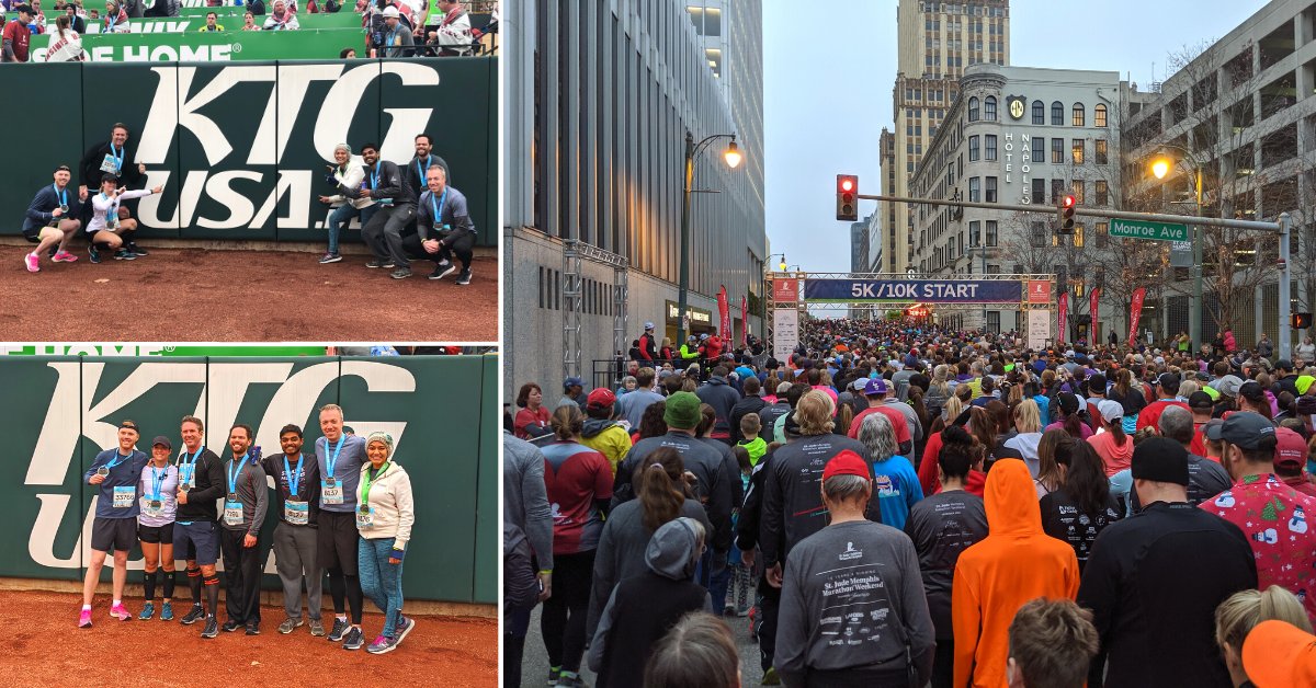 Kruger_Products's tweet photo. Employees from our Memphis, Bentonville, and Mississauga sites recently took part in the St. Jude Memphis Marathon Weekend in support of @StJude. Together, we raised over $3,500 for this important cause. We look forward to running again next year! #KTGUSA #RunMem https://t.co/PHZ1uthejB