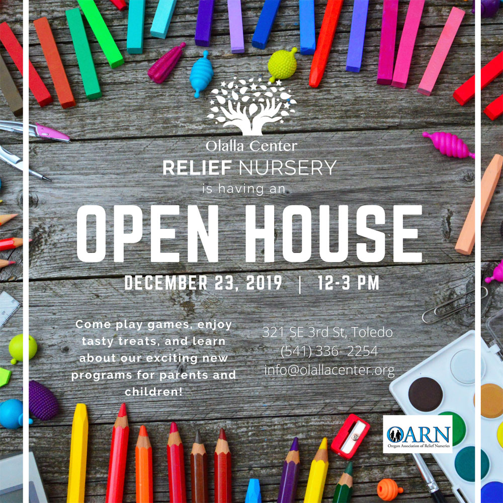 OlallaCenter's tweet photo. Our Relief Nursery is having an open house! Come by the Olalla Center on 12/23 from 12-3 to learn about program offerings, check out the space, and ask questions. There will be snacks and games! We hope to see you there.

#olallacenter #reliefnursery #oarn #wellness #parenting https://t.co/kYcZao3zls