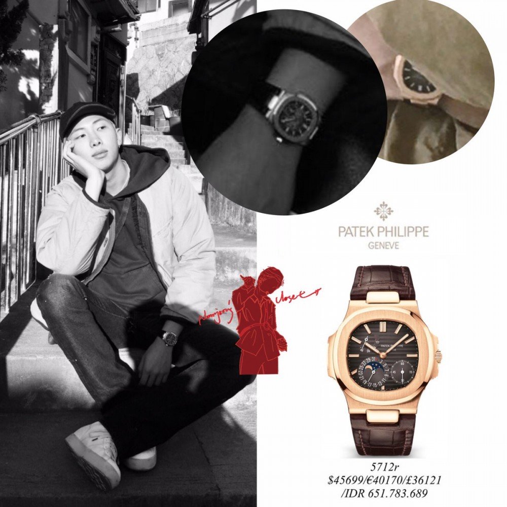 exorbitant price of BTS RM's watch 