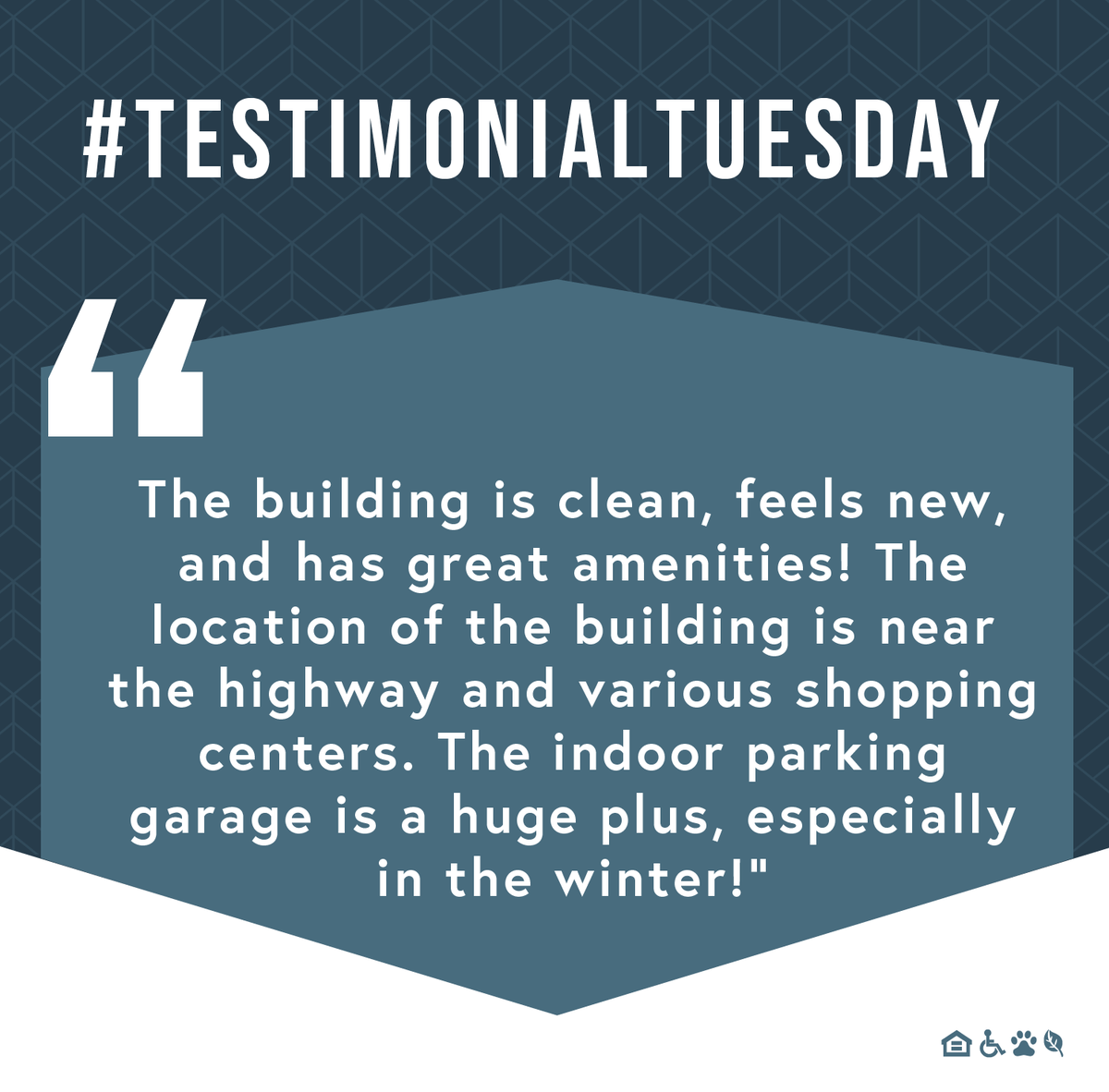 OneArlingtonApt's tweet photo. Indoor heated parking: the unsung hero of winter❄️ https://t.co/3TljrWhnAh
