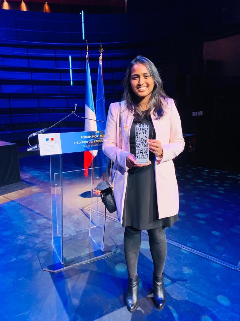 La plus jeune Étoile de L’Europe 2019 #EtoilesDeLEurope Sabrina Andiappane, ingenieure R&D ou la passion du spatial