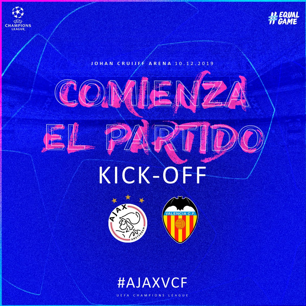 graphic_design_'s tweet photo. KICK-OFF! ⚽🌟

#AjaxVCF
#UCL https://t.co/R4mZmzrLwU