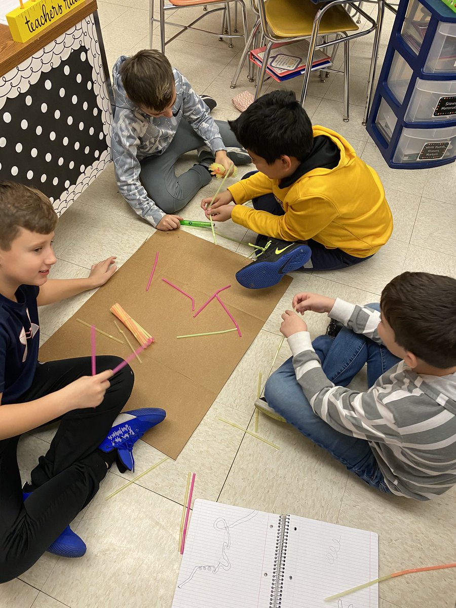 Mrs_BasherPES's tweet photo. Students in Rm. 134 are working hard on their roller coaster designs!  This STEM project requires the students to use their creativity to design and create a roller coaster out of straws!  Stay tuned for the test phase!!  #lookoutKennywood #geniustime #Paynterrocks https://t.co/fuLKu3KeKs