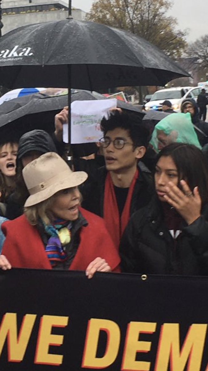 AbbyBeneke's tweet photo. Day 10- Manny Jacinto but specifically the time when he's with Jane Fonda getting arrested πͺ #25daysofbaes https://t.co/kaW5BZkvVV
