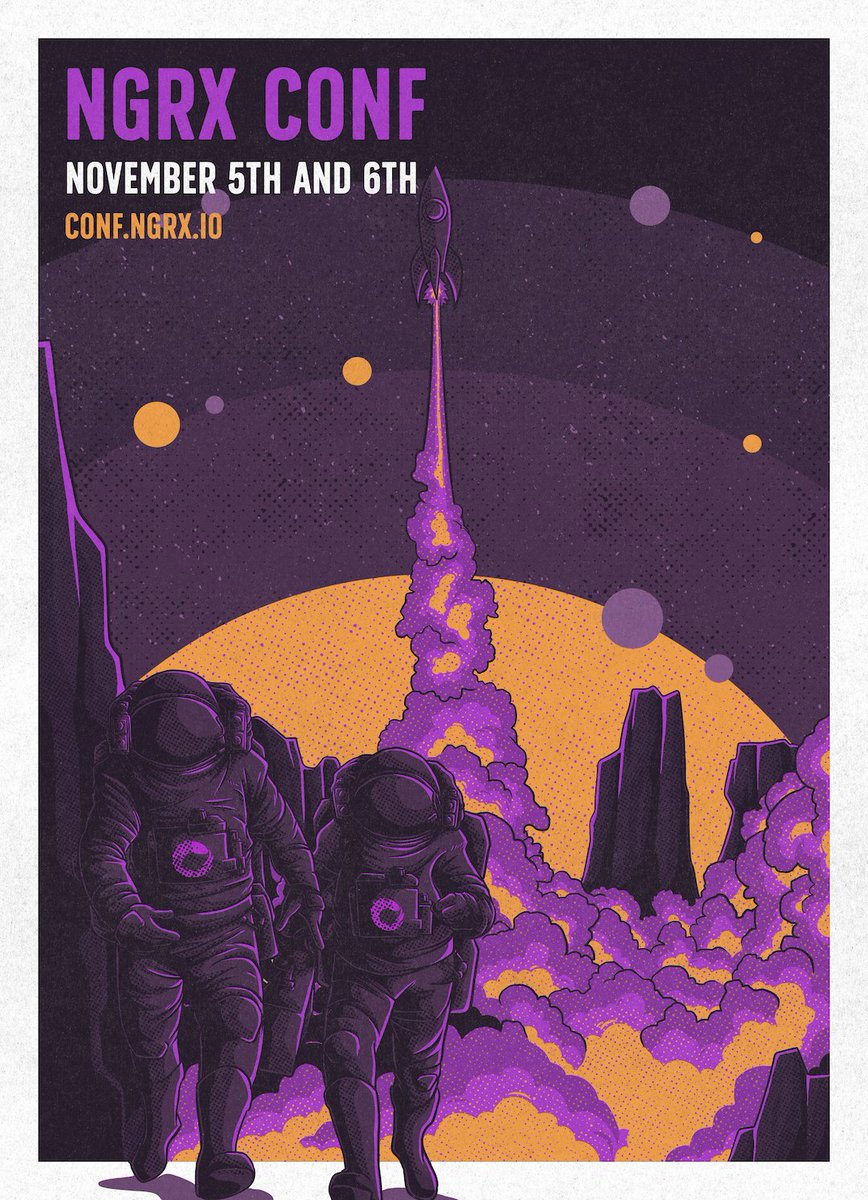 I am thrilled to announce NgRx Conf, the galaxy's first Reactive Angular conference!

🔥 2 Days, 20 Speakers, 200 Attendees
📅 November 5-6, 2020
🚀 At <a href="/RocketCenterUSA/">Space & Rocket Ctr</a> in Huntsville, AL

Learn more: conf.ngrx.io
Follow for updates: <a href="/NgRxConf/">NgRx Conf</a>