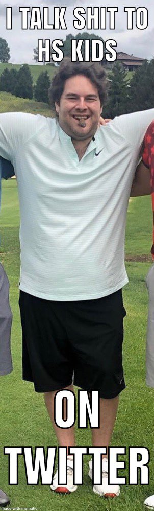 Keep standing in the paint vs those high school commits you bad ass. I’m sure you’re incredible proud of yourself.

Reagan ladies and gentleman, the twitter big guy!