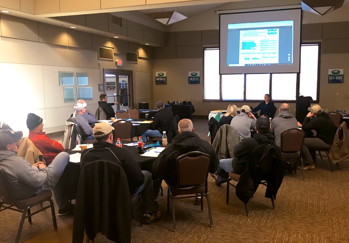 NK_Nebraska's tweet photo. Thank you to our @NKSeeds retail partners in Northwest Iowa for attending our post-harvest meeting today. #TechnologyGeneticsValue #agretail @DustinVoss89 and @ColinMorrisNK leading the way. https://t.co/UMjLrdE6zy