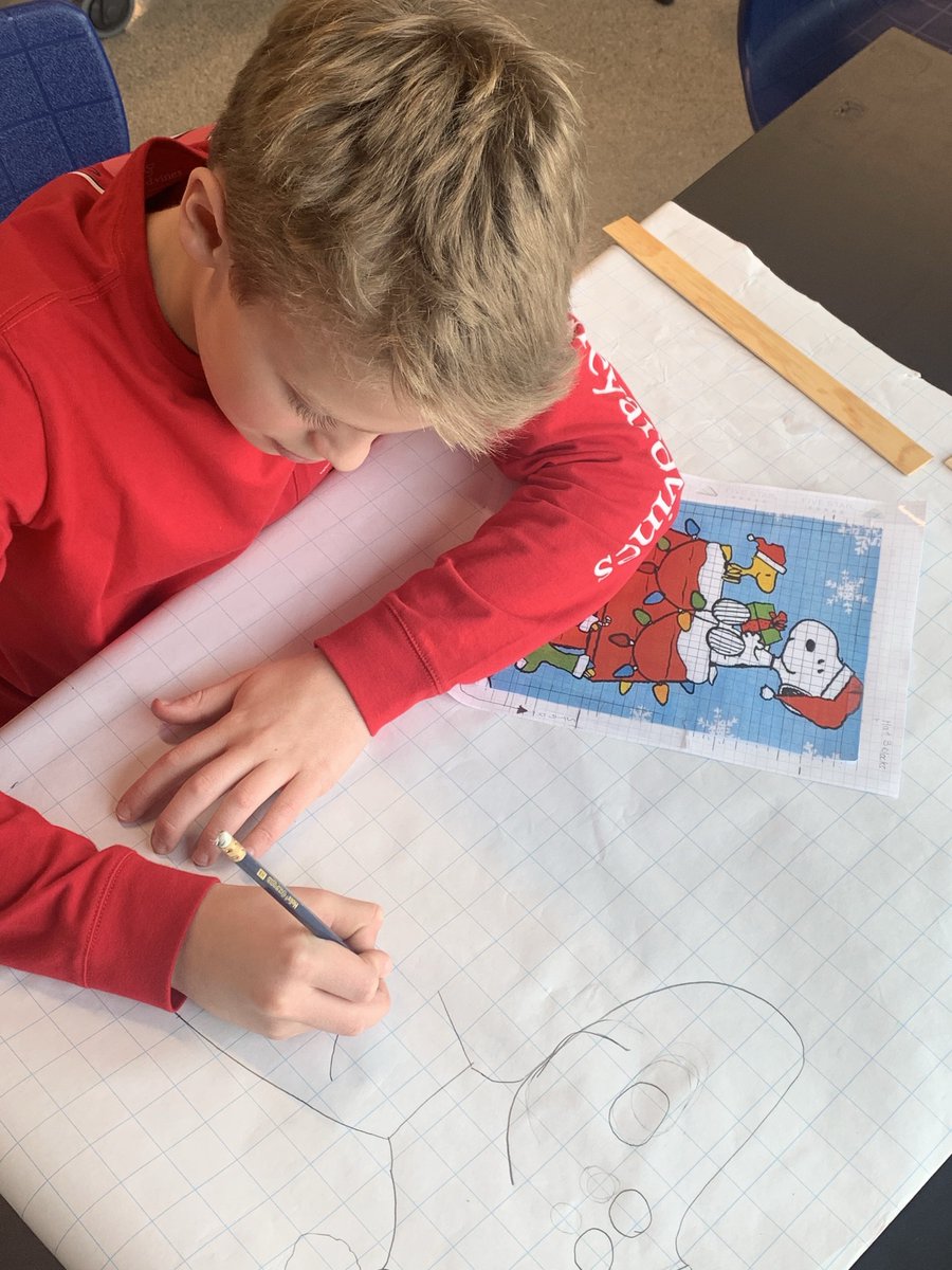DCDSchool's tweet image. Grade 5 combined math and art in their Math Applications class! The students used grids to help draw some of their favorite characters in a larger size! Check out some of these great works. #dcdsacademics #mathart #mathapplications #math