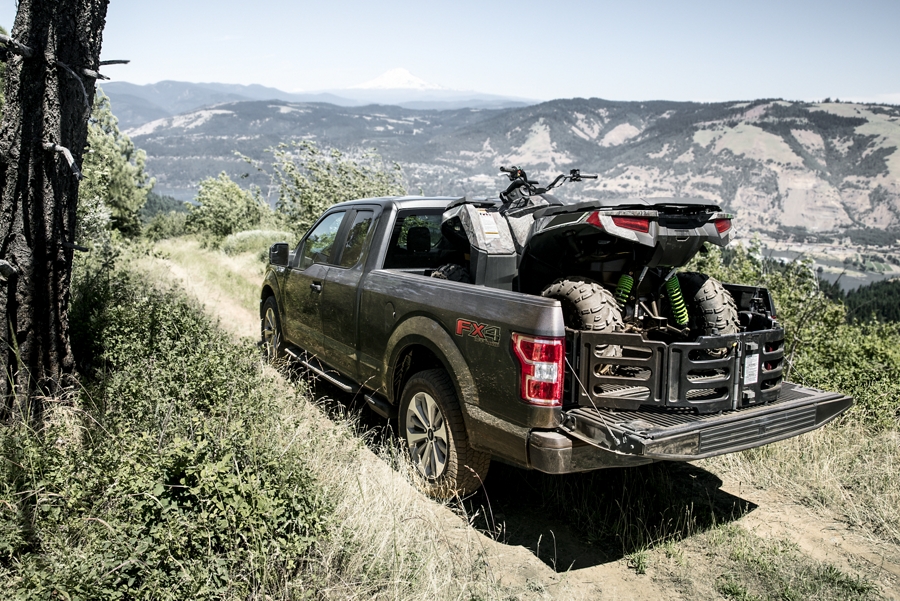 Use the electronic shift-on-the-fly (ESOF) system to shift into four-wheel drive and take your Ford truck off-road with confidence.