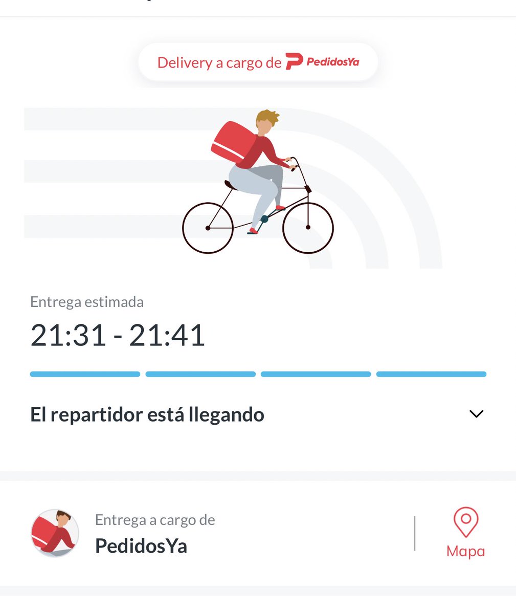diazcecilia's tweet photo. @pedidosya me miente que el cadete está llegando y 1 hora después me avisan que no va a llegar. 💀 https://t.co/x5UZ6ICJ3x