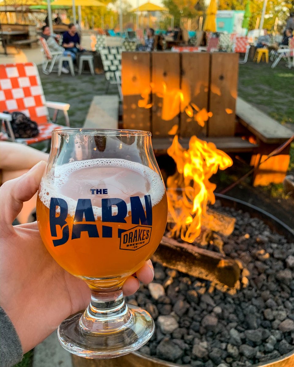 It might be chilly, but we've got plenty of fire pits and heaters to keep your buns warm while you sip on your favorite brew!  🔥❤️🍺