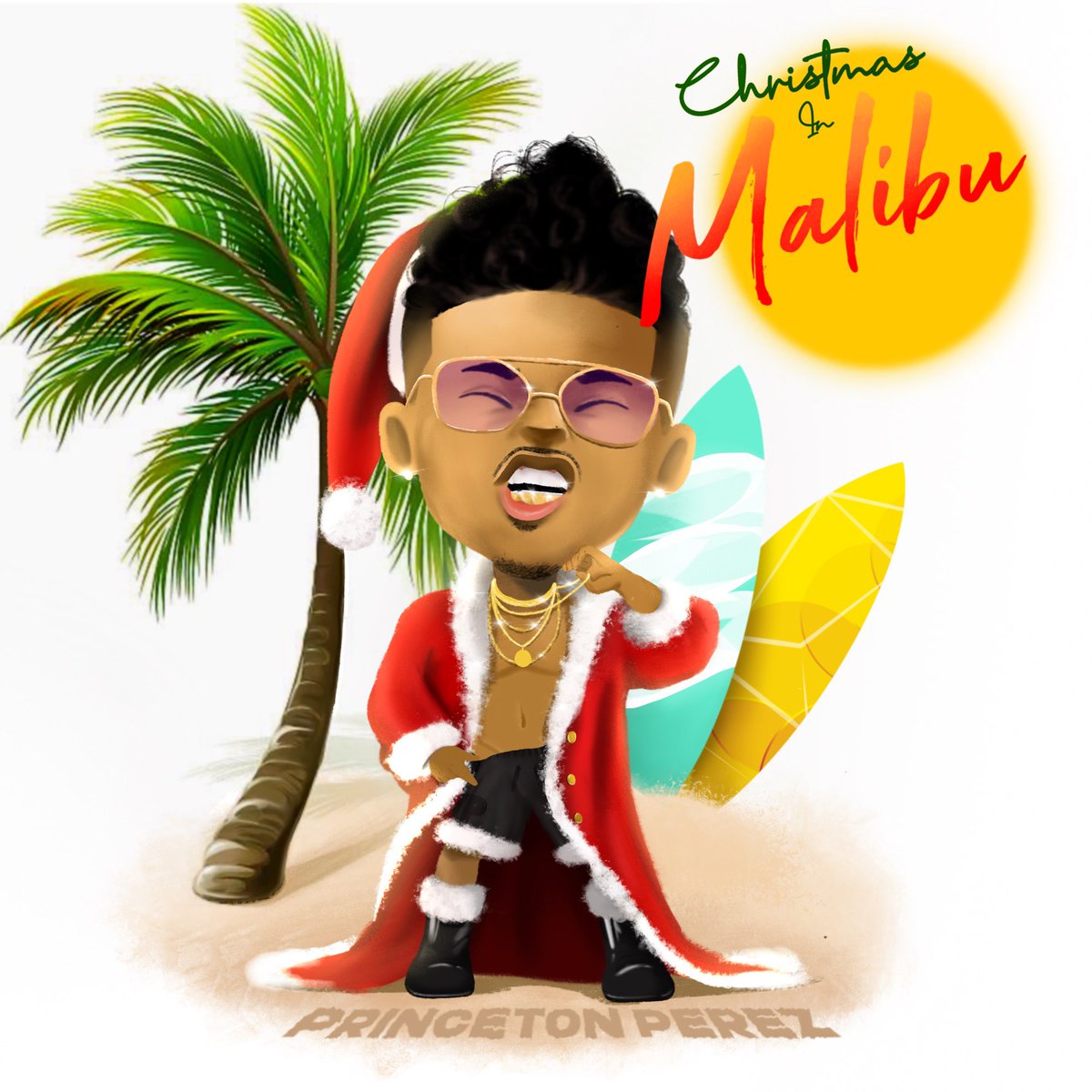 princetonperez's tweet photo. “Christmas In Malibu” 

the mixtape 

Dec. 20th ☀️🌴 https://t.co/tJnZsHHPSV