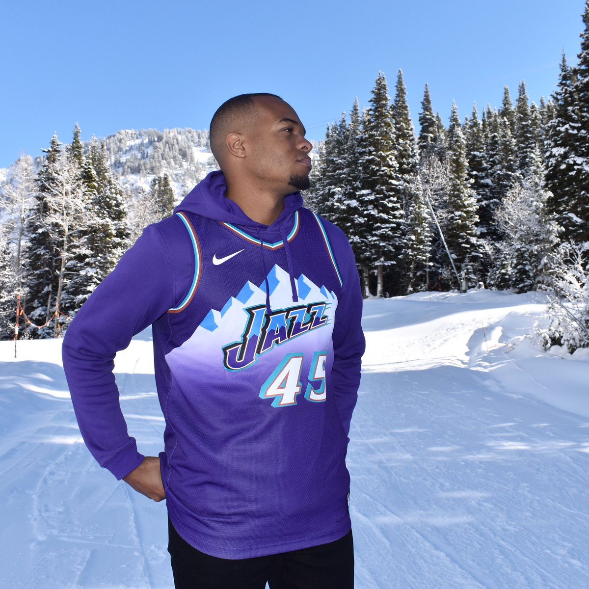 utah jazz jersey mountains