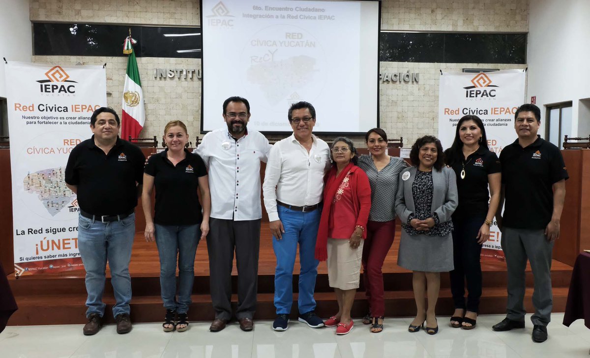 IEPACYucatan's tweet photo. La #RedCívica sigue creciendo con la integración de Fundación Mujeres Trabajando, Uniendo manos por una vida mejor, Colegio de Psicólogos de Yucatán y Los niños de la Obrera, quienes se suman  a 39 asociaciones y agrupaciones civiles que contribuyen a construir #CiudadaníaActiva https://t.co/gfpIqVCflT