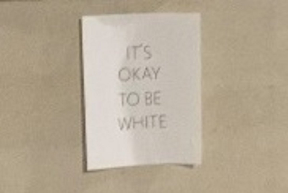 Student Expelled After Posting ‘IT’S OKAY TO BE WHITE’ Flyers At Law School 
 Kudos to the dean for handling a disgusting situation in the most gracious way. 
 tz2d.me/?c=BMv