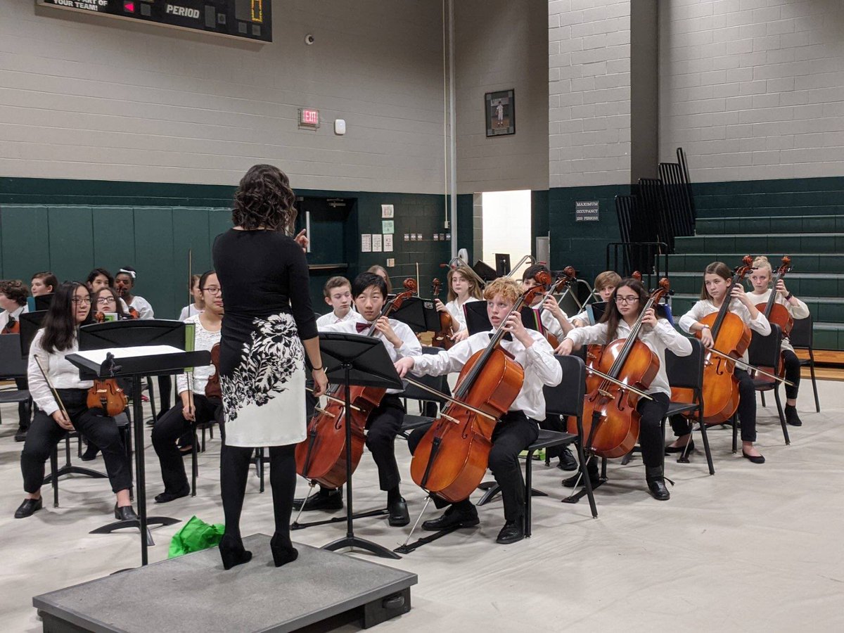 DutchForkMS's tweet image. DFMS is incredibly proud of our orchestra #foxstars for a wonderful concert this evening. Our students are so talented!