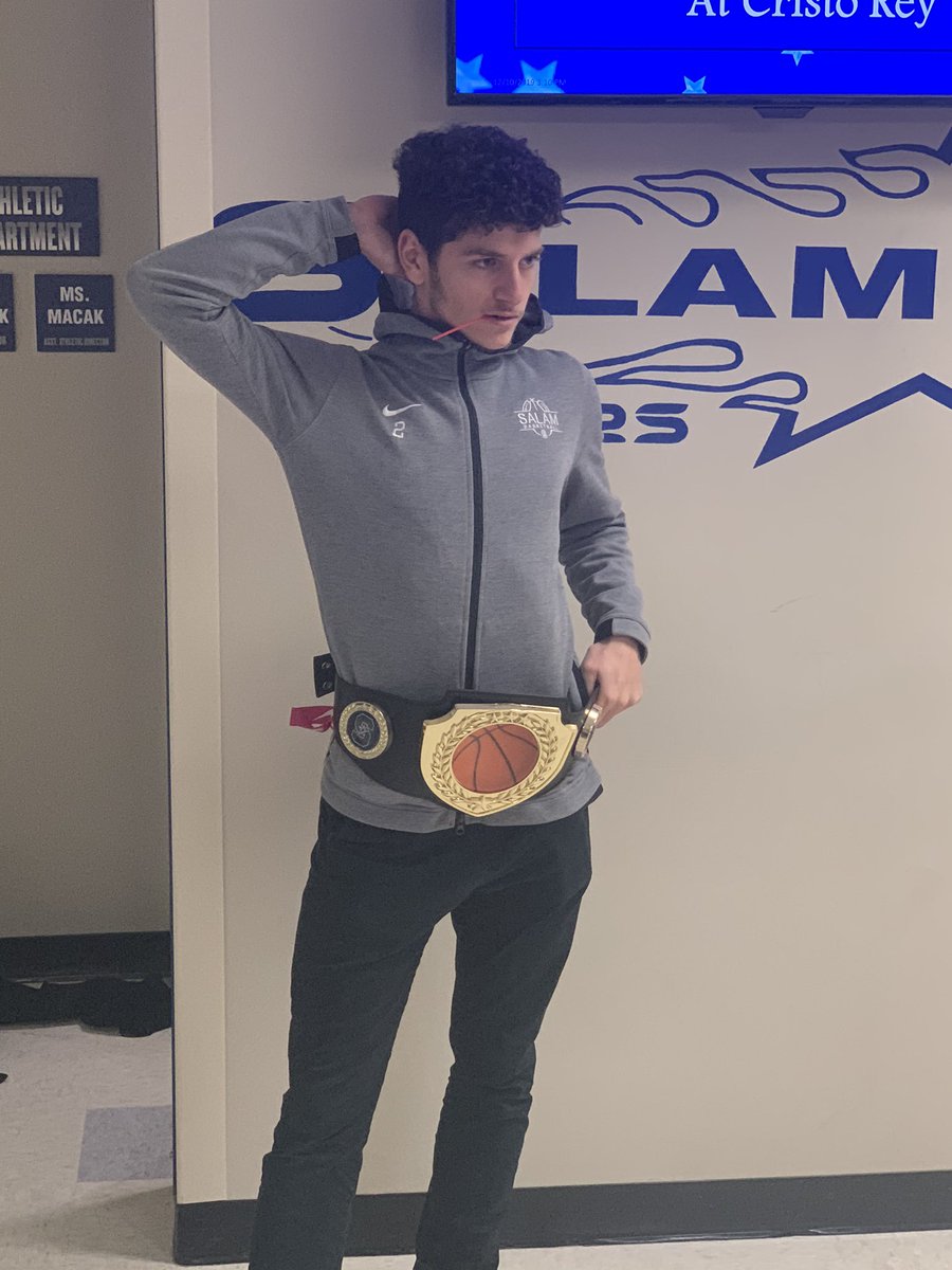 salambasketball's tweet photo. Noah Oweisi is the new Stars champ. Noahs 26pts 7 reb performance helped Salam take down the Arts for the first time in 2 years 63-49. #thechampishere #starsup https://t.co/axLj1xtCN1