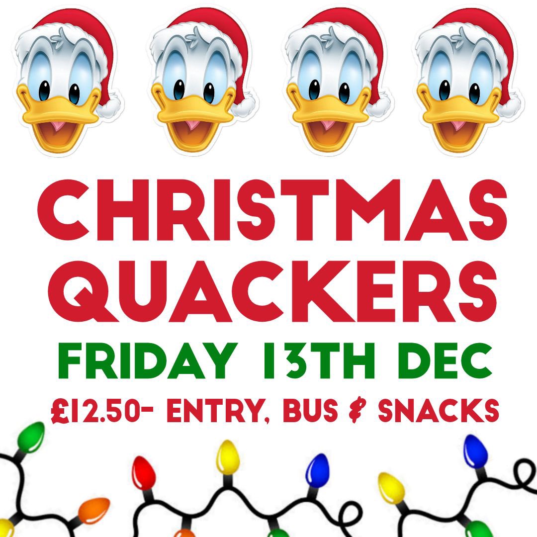 InvasionWales's tweet photo. We can’t wait for Friday!!!!

Leaving Hope at 6pm - for those booked on! #christmasquackers

Don’t forget your long sleeves &amp; socks! https://t.co/lCJdcIlQsT