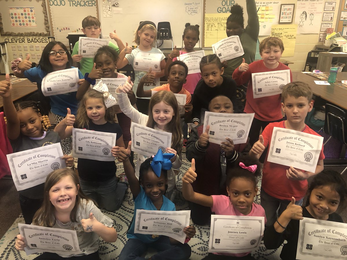 sbroyster's tweet image. 2nd-grade students in @MrsGoodenSV&apos;s class @SouthviewPS  enjoyed a #GoogleMeet with an Auburn University student who was able to lead them through a coding activity on code.org today!  It is amazing the collaboration today&apos;s technology affords us! #OpelikaEdTech