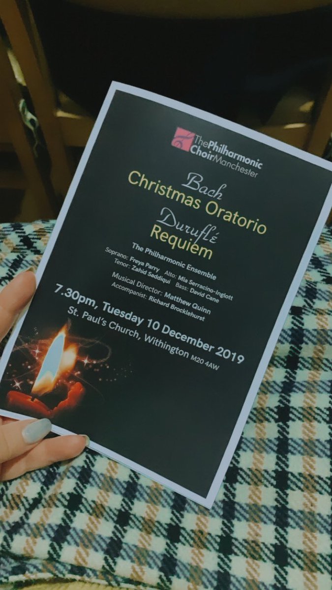 CFlemingMusic's tweet photo. Delightful first half of Duruflé from @m_philharmonic. Looking forward to the second half! ✨ https://t.co/1LEXqvvXku