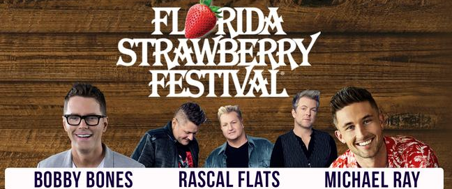 US1035's tweet photo. @reba @rascalflatts @Michaelraymusic @EliYoungBand and MORE are all coming to @FLStrawberryFst this year! Who do YOU want to see?? Listen at 7:40 to #PickYourTicket! https://t.co/lCWaNHe9zf https://t.co/su6A1ah2cj