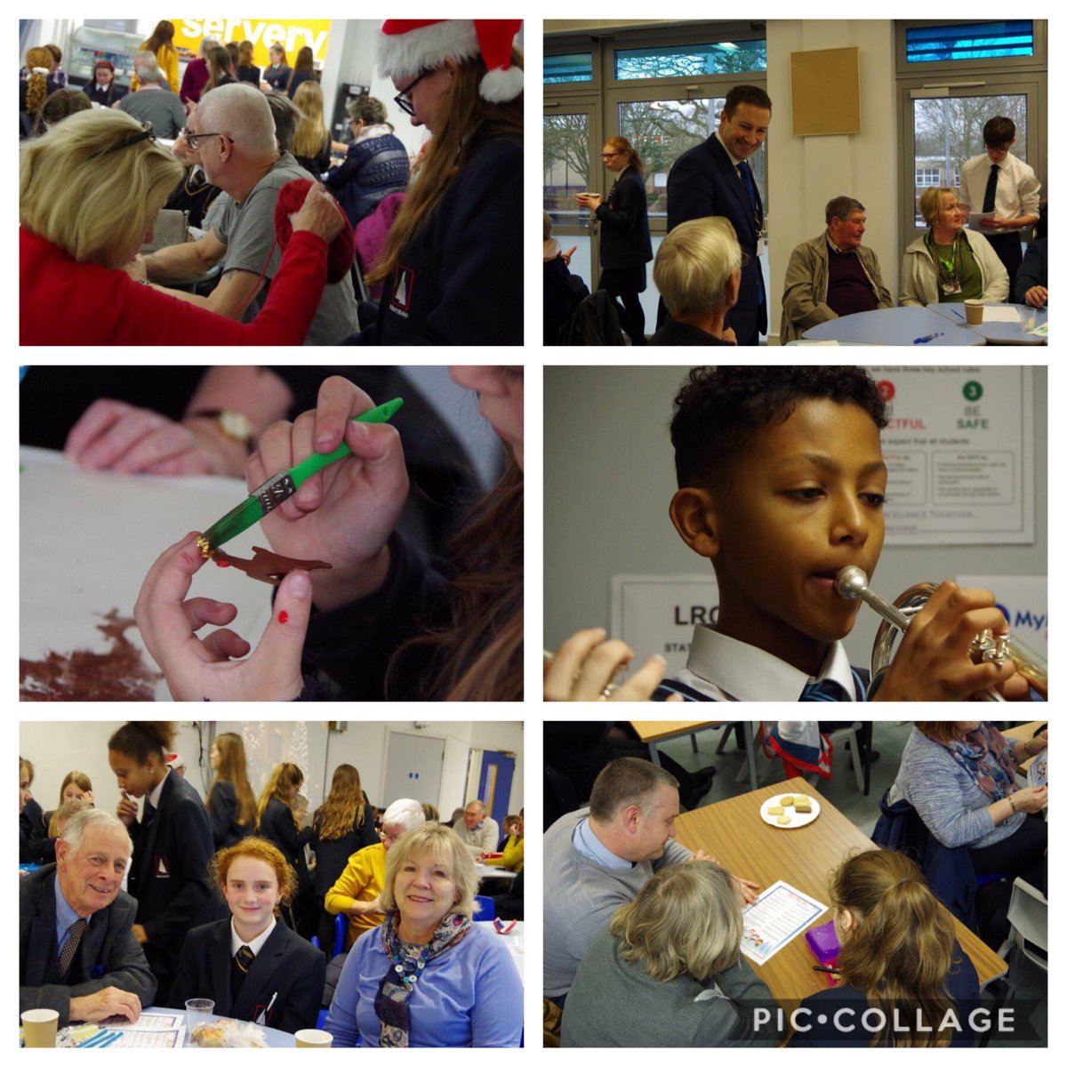 thehambleschool's tweet photo. It was fantastic to welcome so many Year 7 Grandparents to our Christmas event today #TeamHamble #CommunityMatters #Christmas2019 #itsbeginningtolookalotlikechristmas https://t.co/QcQWJAbOmj