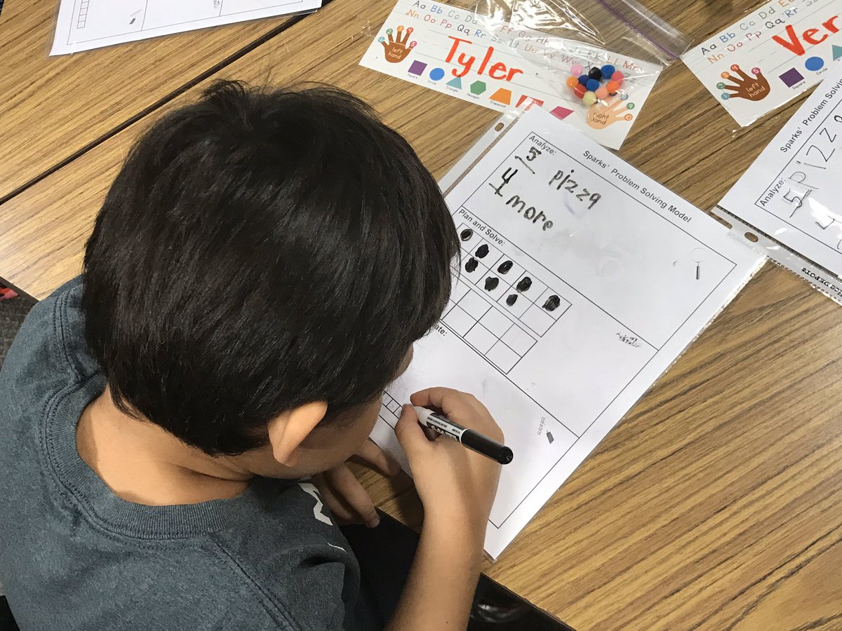 MathematicsMTSS's tweet photo. Check out what the use of the PISD Problem-Solving Model looks like in these kindergarten mathematics classrooms! (Sparks ES) Mathematicians learn &amp; grow together! #PISDMathChat #PISDMSMath #PISDIntMath #PISDHSMath #ElemMathChat https://t.co/VNfeupWqiK