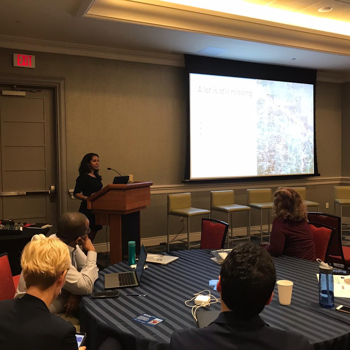 Today,  @viadya shared perspectives on how we manage geospatial data in a few of the programs we support... #GDHF2019