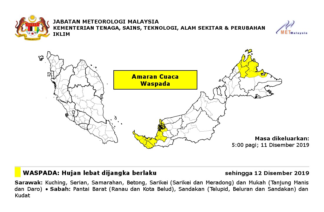 Ramalan 2020 sarawak met mukah cuaca Ramalan Cuaca