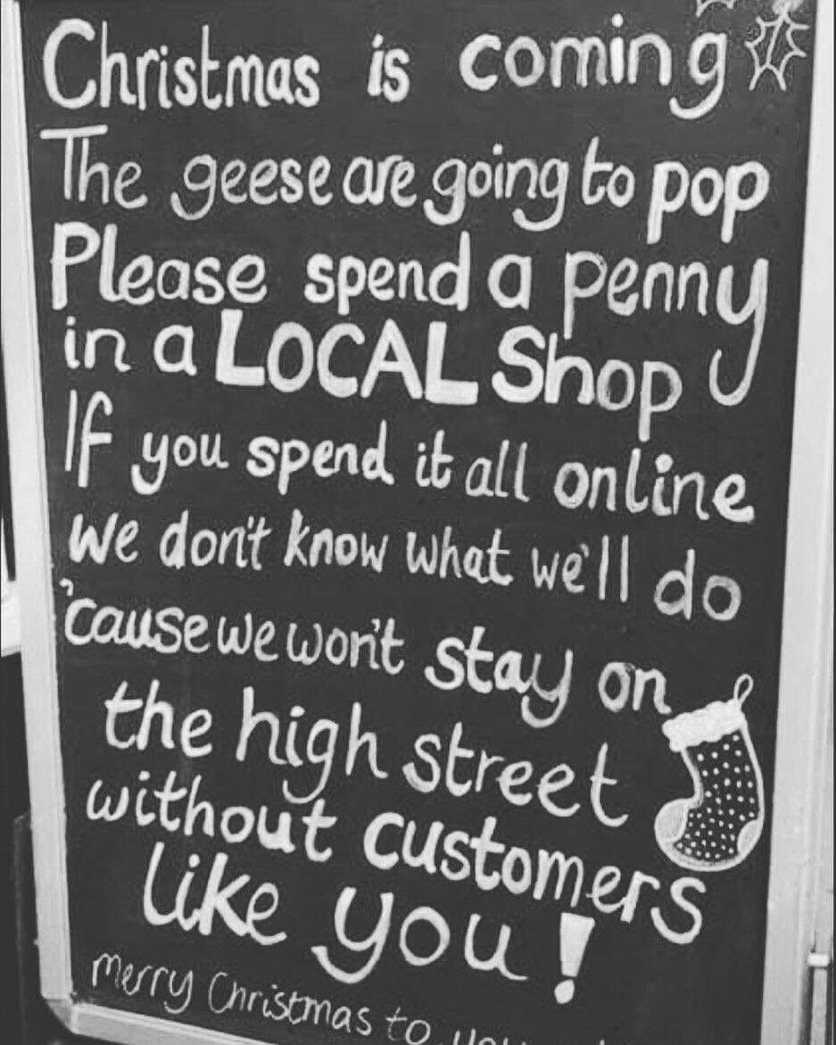 Please do support your local stores this #Christmas , we love having local shops but to keep them we need to spend in them #shoplocal <a href="/NisaLocally/">Nisa Local</a> #local #highstreet