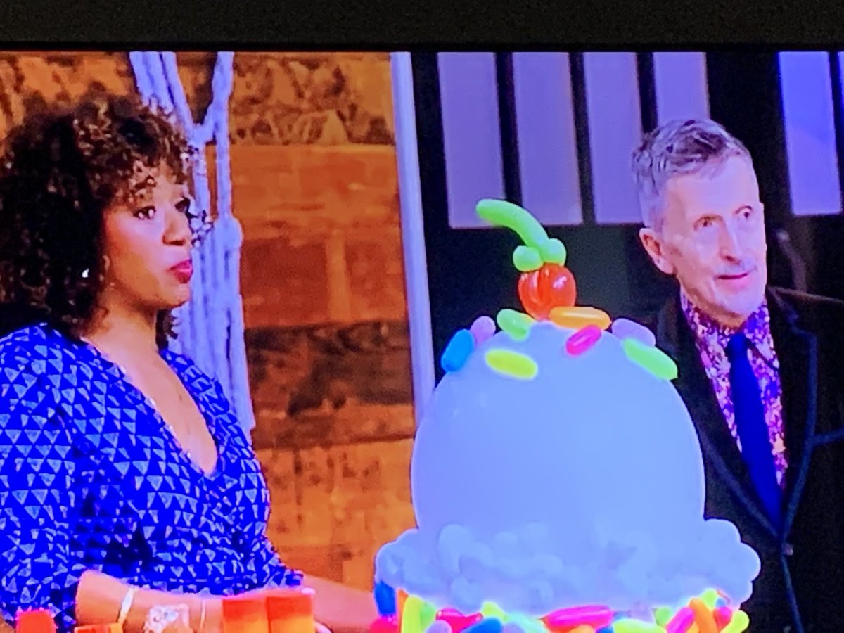 TellingImages4U's tweet photo. What's with this penis topped balloon sundae on Making It? Judges never said a word!!! #accidentalexposure #accidentalpenis #blooper #notforchildren #oops #balloon https://t.co/k4DvnyQVHR