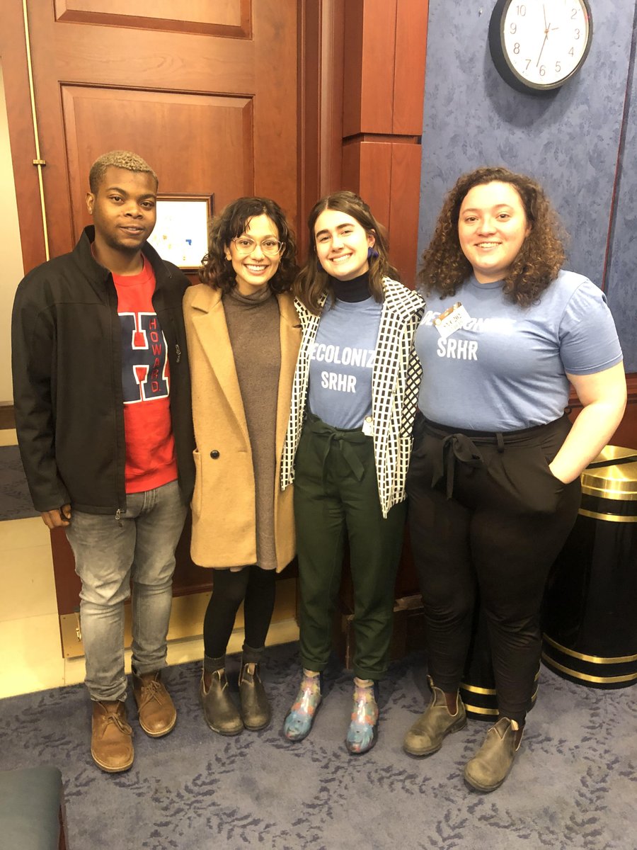 AdvocatesTweets's tweet photo. Our International Youth Leadership Council commemorated International #HumanRightsDay on Capitol Hill by supporting @SenMarkey & @Repdinatitus's #GLOBEAct to promote & protect LGBTI rights around the world!
📸 = Tah-jai, Khadija, Talia and Emma. #DecolonizeSRHR https://t.co/mM4Nc3C4Kt